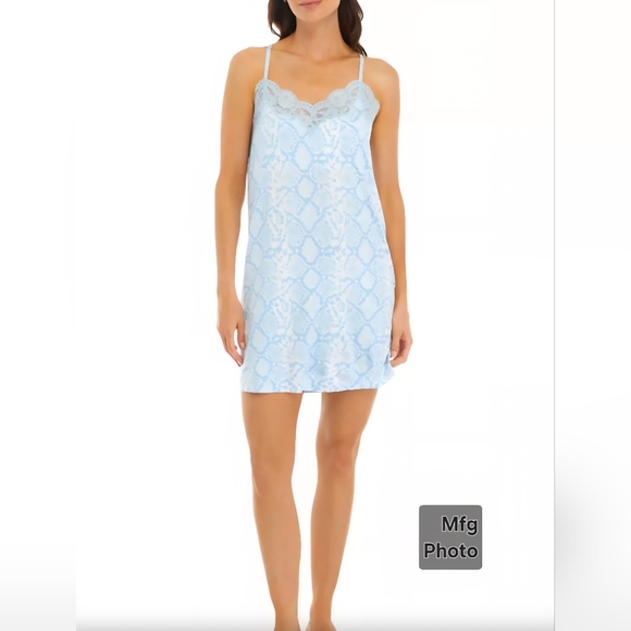 PJ Salvage Other - STAR + SKYE by P.J. Salvage Printed Lacy Chemise, Womens Small